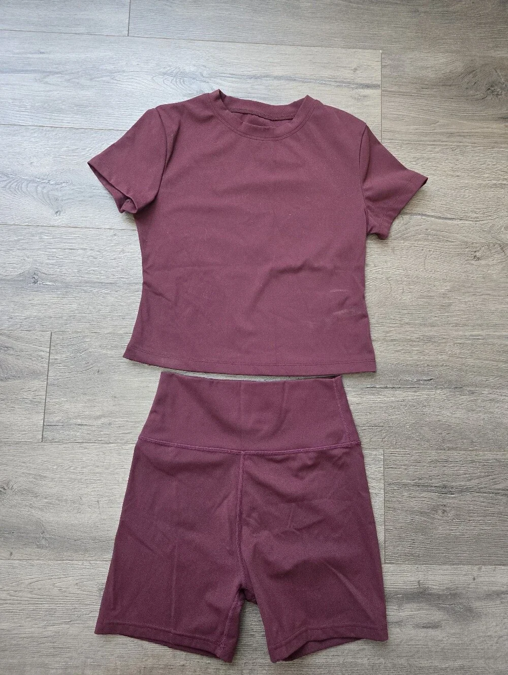 Daily Drills activewear set Maroon Small Athletic Athleisure Gym Comfy